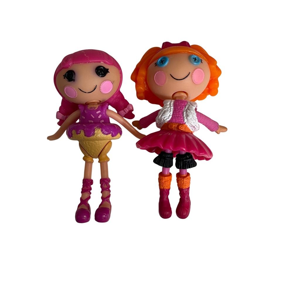 Lalaloopsy 3"‎  Cake Dunk N Crumbles and Bea Spells A Lot Dolls